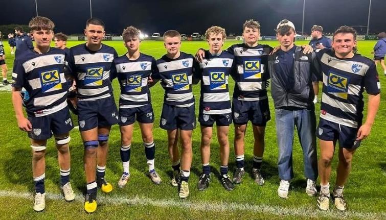 Sean with some of his Dewar Shield team-mates